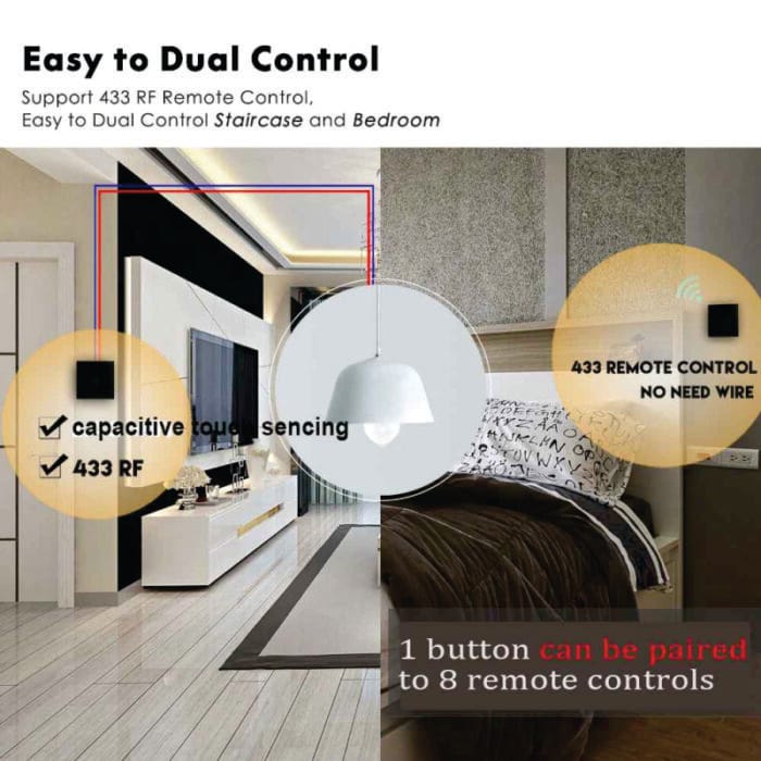 1 Button Smart Wall Switch: Simplify Your Home Control!