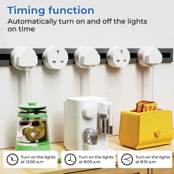WiFi Smart Power Plug - Remote Control and Energy Monitoring for Ultimate Convenience