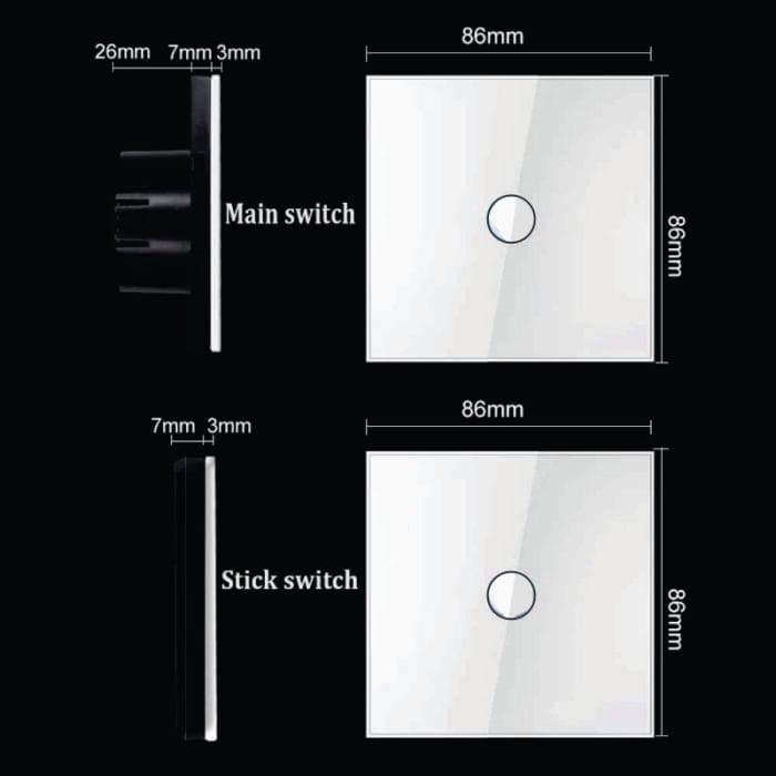 1 Button Smart Wall Switch: Simplify Your Home Control!