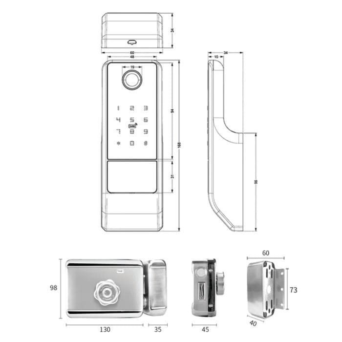 Electronic Door Lock for Main Gates – Advanced Security Features