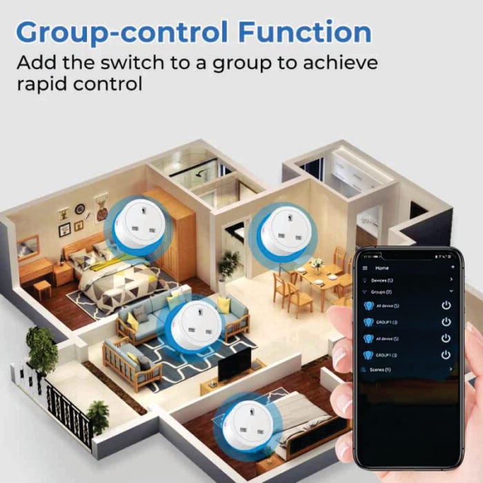 WiFi Smart Power Plug - Remote Control and Energy Monitoring for Ultimate Convenience