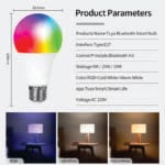 Smart Light Bulb LED - WiFi Enabled, Voice Control & Color Changing