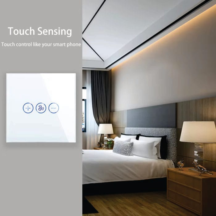 Smart Fan Dimmer Switch - Adjustable Speed and Light Control with WiFi Connectivity