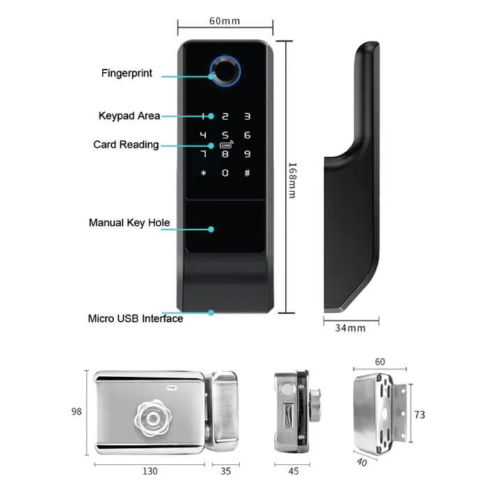 Electronic Door Lock for Main Gates – Advanced Security Features
