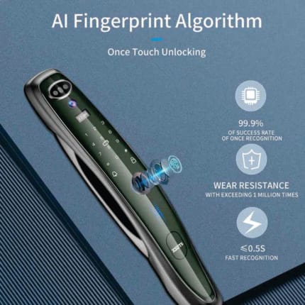 Smart Door Lock with Camera - Secure Keyless Entry and Real-Time Monitoring