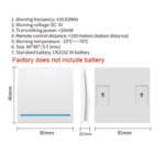 WiFi Smart Exit Button - Convenient and Secure Touchless Access Control