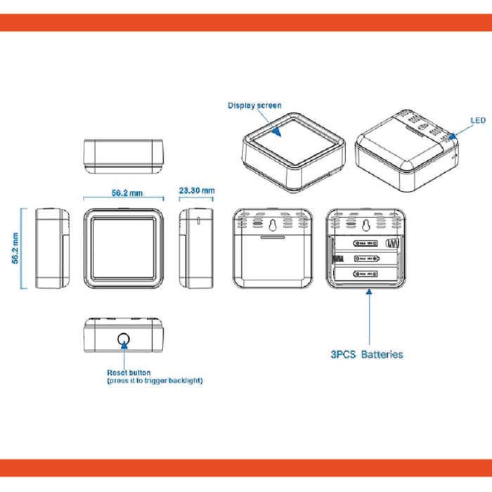 Advanced Temperature and Humidity Sensor with IR: Precision Climate Control