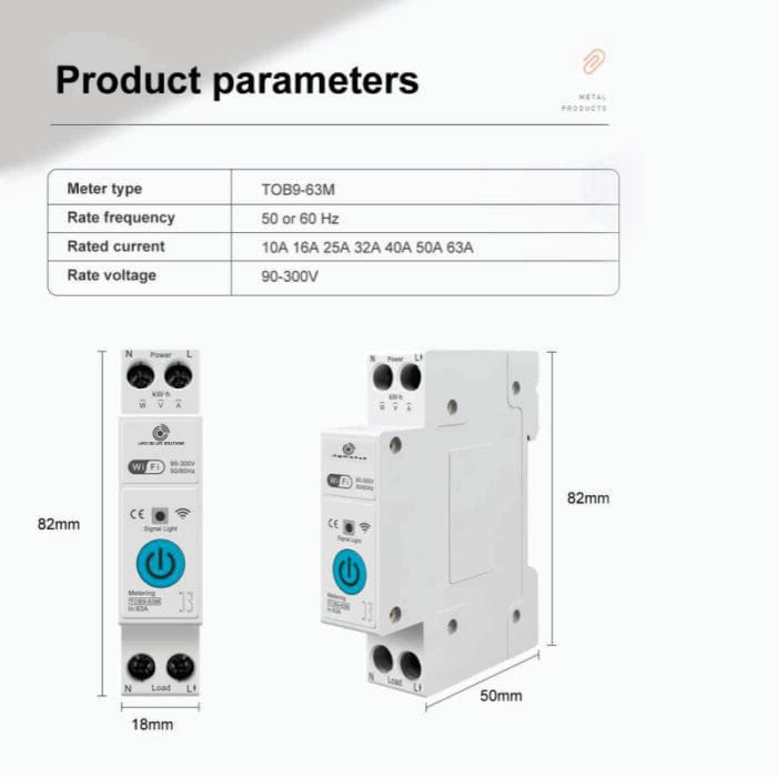 Smart WiFi Circuit Breaker – Advanced Remote Control & Safety