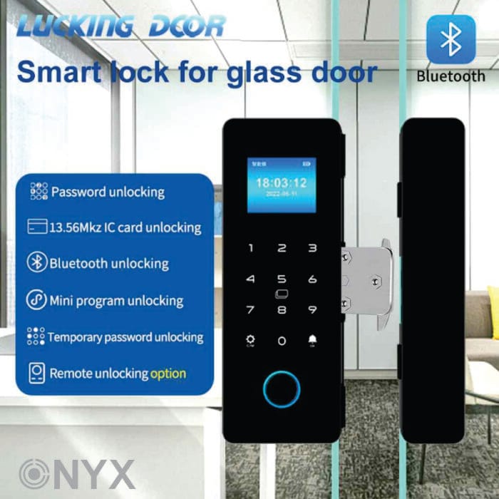 lucking door smart lock for glass door in Lahore Pakistan