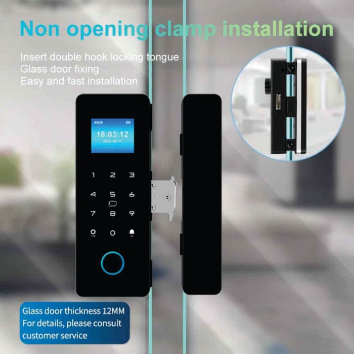 Automatic Glass Door Lock | Smart Wifi Glass Door Lock