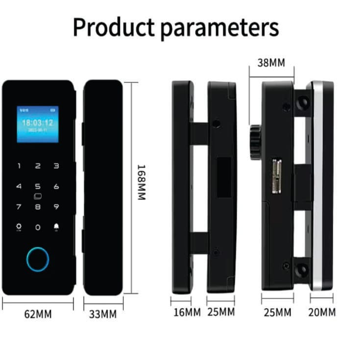 Automatic Glass Door Lock | Smart Wifi Glass Door Lock