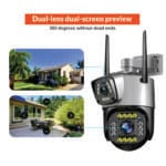 dual lens 360 degree without dead ends screen preview
