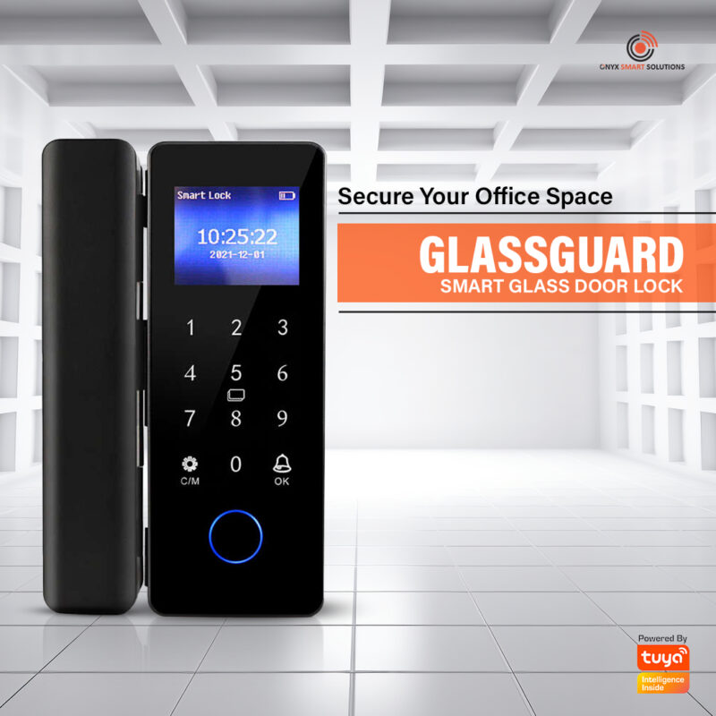 glassguard smart glass door lock in lahore Pakistan
